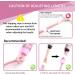 Adjustable Imoebel Jumping Rope - Cotton Speed Rope with Ball Bearings for Adults & Kids | Anti-Slip Ergonomic Handles for Fitness & Weight Loss - Buy Online on GoSupps.com