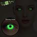 Bright Green Halloween Purge Costume UV Contact Lenses - Glowing Soft Black Light Lenses (1 Pair) - Buy Online on GoSupps.com