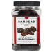 Sanders Dark Chocolate Sea Salt Caramels, Kettle Cooked Caramel Covered in Dark Chocolate, 28 oz Gift Tub