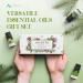 ASAKUKI Essential Oils Set Starter Kit - Top 6 Aromatherapy Oils for Diffusers - Lavender, Eucalyptus, Lemongrass, Tea Tree, Sweet Orange, Peppermint - 60mL Gift Set - Buy Online on GoSupps.com