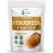 Organic Fenugreek Powder 8oz (226g) For Health, Skin & Hair Methi Seeds Powder | Non GMO & Gluten Free | USDA Certified by Proud Planet 8 Ounce (Pack of 1)