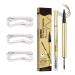 FmtwPhn Eyebrow Pen Double Sided 4 Fork Eyebrow Gel PenLong Lasting Womens Cosmetics Sweatproof Beauty Accessories for Work Fitness Sports Dating Business and Photoshoot for Girls