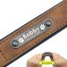 Didog Personalized Leather Dog Collar for Small & Medium Dogs - Soft Padded Engraved Name Tag D-Ring Custom Brown XL (40-50 cm) - Buy Online on GoSupps.com