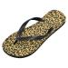 Shop Mnsruu Leopard Pattern Flip-Flops for Men & Women - Brown Multi-Colored Comfort for Home Hotel Spa & Travel - Size L - Buy Online on GoSupps.com