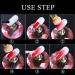 Nail Stamping Plate Set with Silicone Sponge & Brush | Flower Polish Transfer Stencils & Geometry Template | Double-Sided Head for DIY Nail Art & Manicure Tool - 16# - Buy Online on GoSupps.com