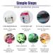Colorful Eyes Diamond Painting Kit | Gem Art for Adults & Kids - DIY Rhinestone Craft 11.8 X 15.75 in - Buy Online on GoSupps.com