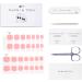Danni & Toni 28 Semi-Cured Nail Wraps - Pink French Manicure Stickers - Buy Online on GoSupps.com