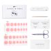 DANNI & TONI Semi Cured Gel Nail Strips - Nude French Tips | Long Lasting Stick-on Wraps (28 Stickers) - Buy Online on GoSupps.com