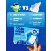 OceanSaver Eco Laundry Detergent Sheets - 300 Load Non-Bio Biodegradable Formula | Vegan & Cruelty-Free | Fresh Scent | Zero-Waste & Tough Stain Remover - Buy Online on GoSupps.com