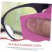 FRCOLOR Eyeglasses Cleaning Wipes - 40 Pcs Lens Cloths Washable Purple Cleaning Cloths for Glasses & Screens - 18x15cm 2 Pack - Buy Online on GoSupps.com