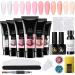 Nail Adhesive Gel | Builder Gel for Extensions with Glue 6 Colors | Multifunctional Long-Lasting Art Design Tips and Decorations for Professional Enthusiasts and Adults - Buy Online on GoSupps.com