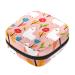 Guantierendiy Alpaca Flower Pattern Sanitary Napkin Storage Bag Large Capacity Menstrual Cup Pouch Girls Travel Portable Small Makeup Sanitary Pads Organizer Color 1