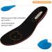 LARGERED Gel Insoles with Arch Support | Memory Foam Shoe Inserts for Flat Feet & Plantar Fasciitis | Men Women | Size M 6-8UK | Black - Buy Online on GoSupps.com