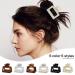6 Pack 2 Inch Small Hair Claw Clips for Women and Girls - Medium Rectangle Acrylic Square Jaw Clips for Thin Half-up Hair - Styling Accessories (Pack of 6) - Buy Online on GoSupps.com