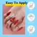 Red Gel Nail Polish Set - 8 Classic Colors, Shimmer Red, Burgundy, White, Yellow - Soak Off LED Gel Kit - DIY Minicure at Home - 7.5ml - Buy Online on GoSupps.com