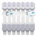 Child Safety Cabinet Lock and Strap Locks | for Children used for Fridge Cabinets Drawers Dishwasher Toilet Seat Adhesive. No Drills required and Easy Installation.
