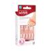 Kiss Everlasting French Toenail Kit Real Short 24 Nail (3 Pack) - Easy-to-apply Toe Nails for a Flawless Salon Look - Buy Online on GoSupps.com