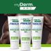Myderm PRO Freeze Gel 3 oz - Extra Strength 6% Menthol - Muscle and Joint Relief - Cooling Topical Rub for Back Discomfort - Made in USA - 3 Fl Oz - Buy Online on GoSupps.com