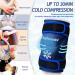 XXL Knee Ice Pack for Pain Relief & Swelling After Surgery - Reusable Gel Wrap for Knee Injuries - Large Size for Sports Injuries - Blue - Buy Online on GoSupps.com