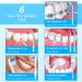 Water Dental Flosser - H2ofloss Cordless Oral Irrigator for Braces & Travel, Waterproof with 6 Nozzles - Black - Buy Online on GoSupps.com