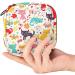 Stylish Cats & Butterflies Women's Napkin Storage Pocket - Portable Menstrual Cup Bag for Teens & Women - Buy Online on GoSupps.com