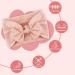 2 PCS Baby Headbands for Newborn Girl Toddler with Adorable Bows - Soft Hairbands for Daily Wear & Special Occasions (Pink/White) - Buy Online on GoSupps.com