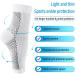 Darryy Compression Socks - 4 Pairs for Men & Women (2 Black 2 White L/XL) | Premium Comfort & Support for All-Day Wear - Buy Online on GoSupps.com
