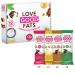 Love Good Fats Keto Protein Snack Bars - Chocolate Lovers Variety Pack - 12-14g Good Fats 9g Protein 1-2g Sugar 6-8g Fibre - 4 Flavors (12 Pack)
