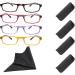 MODFANS Reading Glasses - 4 Pairs Fashion Readers Narrow Frame Spring Hinge for Men Women - 4 Mix Color - 2.0 2.5x - Buy Online on GoSupps.com