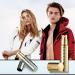 Travel Cologne Bottle - Gold & Grey Rhombic Refillable Perfume Atomizer | 5ml Travel Spray - Buy Online on GoSupps.com