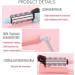Foldable Curling Iron Brush | Ceramic Ionic Hot Curler | Adjustable Temperature | Travel-Friendly Multifunctional Round Brush - Upgrade Pink - Buy Online on GoSupps.com