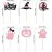 Gyufise 24Pcs Halloween Cupcake Toppers Pink Glitter Ghost Little Boo Cupcake Toppers Halloween Baby Shower Cupcake Toppers Food Picks for Pink Girl Halloween Birthday Baby Shower Party Supplies Style 14 - Buy Online on GoSupps.com