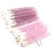 200 Pack Disposable Lip Brush Premium Glitter Crystal Stem Lip Brush Stick Lipstick Brush Stick Lip Gloss Stick Eye Shadow Brush Applicator Tool for Women Girls (Pink+Purple) (200pcs Pink+Purple)