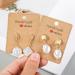 Femtindo 150 Pack Brown Earring Display Cards with Bag - DIY Jewelry Packaging for Studs - 5x6.5cm Size - Earrings Holder for Selling - 1 Count (Pack of 150) - Buy Online on GoSupps.com