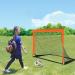 2 Pack Portable Kid Soccer Goals - 4x3 Size for Backyard Indoor/Outdoor Play | Pop Up Goals in Orange - Buy Online on GoSupps.com