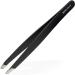 Socialic eyebrow tweezers including eyebrow brush and case - precise plucking twin made of stainless stainless steel |Plucking twezers suitable for eyebrows and hair removal for women and men
