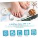 POPETPOP 1pc Nail Art Crystal Cup Crystal Glass Dish Acrylic Powder Dish Glass Dappen Dish for Acrylic Nails Nail Tech Matte Gel Nail Polish Crystal Nail Art Cup White Mixing Cup Frosted 5.5x5.5cm White - Buy Online on GoSupps.com