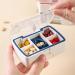 Pill Cutter | Multifunctional Tablet Splitter Grinder Medicine Case | Small Pill Box Pill Splitter for Small Or Large Pills Cuts Tablets Portable Pill Crusher for Purse Pocket Red - Buy Online on GoSupps.com