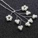 Wendalern Wedding Hair Pins Bride Pearl Hairpins Clips Flower Pearl Hair Barrette Flower U Shaped Hairpin Hairpiece Decorative Hair Accessories for Women and Girls - Buy Online on GoSupps.com