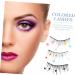 minkissy 6 Pairs sequin false eyelashes lashes with color cosplay natural false lashes color lashes pride makeup fake eyelashes women faux eyelashes lashs Imitation cosmetic Miss flash - Buy Online on GoSupps.com