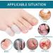 Hoogoo Pinky Toe Sleeves - 10 Pack Small Toe Caps for Corns, Blisters, and Friction Relief - Buy Online on GoSupps.com