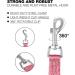 Shop Loutep Extra Long Dog Leashes - 3m to 30m Strong Nylon Padded Handle Ideal for Large & Small Dogs Perfect Recall Training - Pink - Buy Online on GoSupps.com