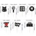 Keaziu 28 PCS Music Singer Cupcake Toppers KPOP Singer Cupcake Picks for Spring Day A-rmy B-T-S Singer Group Theme Party Birthday Party Decoration for Boys and Girls Spring Black - Buy Online on GoSupps.com