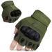 Free Soldier Outdoor Gloves Men Tactical Training Motorcycle Gloves Climbing Tactical Gloves Half -Finger Vollfinger Gloves applies to cycling Airsoft Military Paintball Army Gr n Half -Finger L