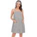 Veseacky Women's Bath Towel with Pocket Adjustable Bathrobe and Face Band S-3XL Gray XL