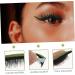 Mipcase 4 pairs Colored Lash Eyeliner Decals Line Decal Make Eyelash Temporary Shiny Makeup Pencils 4x1.5cm As Shown - Buy Online on GoSupps.com