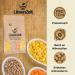 Lentil Time Roasted Chickpeas 400g - Healthy Vegan Snack | High Protein Additive-Free Chana Chick Peas - Buy Online on GoSupps.com