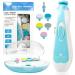 6 in 1 Baby Manicure Kit: Nail Clippers, Files, Electric & LED Care Set (Blue) - Buy Online on GoSupps.com