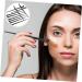 MUSISALY 12pcs Angled Eyebrow Brush Flat Concealer Brush Concealer Brush Blender Brush 15.5x1.2x0.6cm Black - Buy Online on GoSupps.com