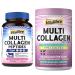 Vitalibre Multi Collagen Peptides 180 Caps and Multi Collagen Peptides Powder 8oz